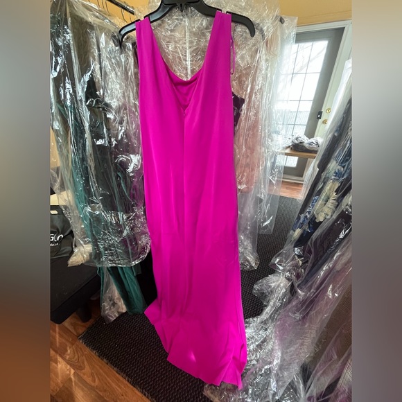 NWT sleeveless hot pink Maxi sz 14 - Picture 4 of 5
